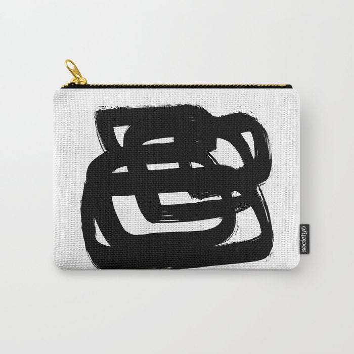 A Heavy Thought White Background Carry All Pouch Gallery Image 1