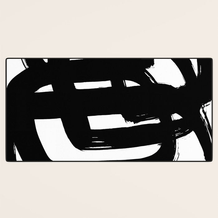 A Heavy Thought White Background Desk Mat Gallery Image 3