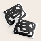 A Heavy Thought White Background Pillow Sham Gallery Image 3