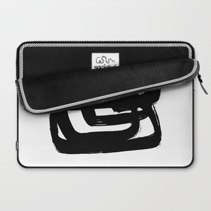 A Heavy Thought White Background Laptop Sleeve Gallery Image 2