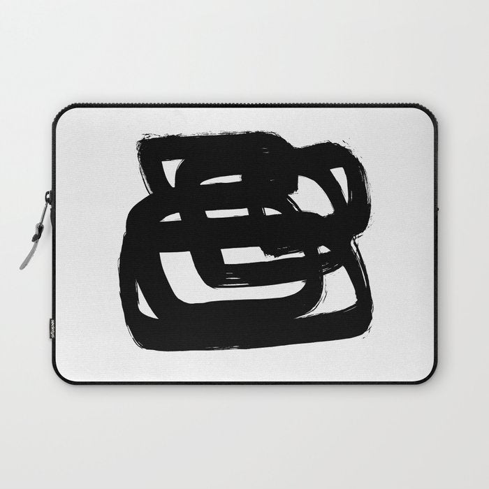 A Heavy Thought White Background Laptop Sleeve Gallery Image 1