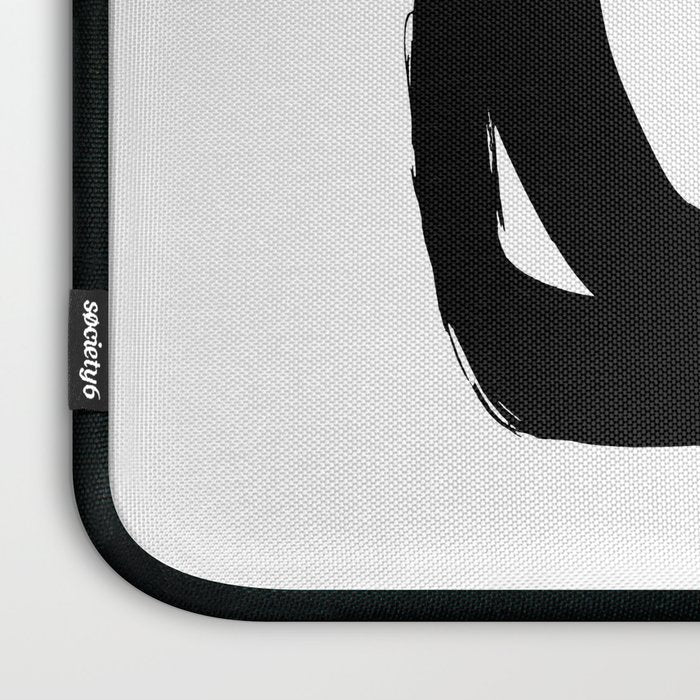 A Heavy Thought White Background Laptop Sleeve Gallery Image 3