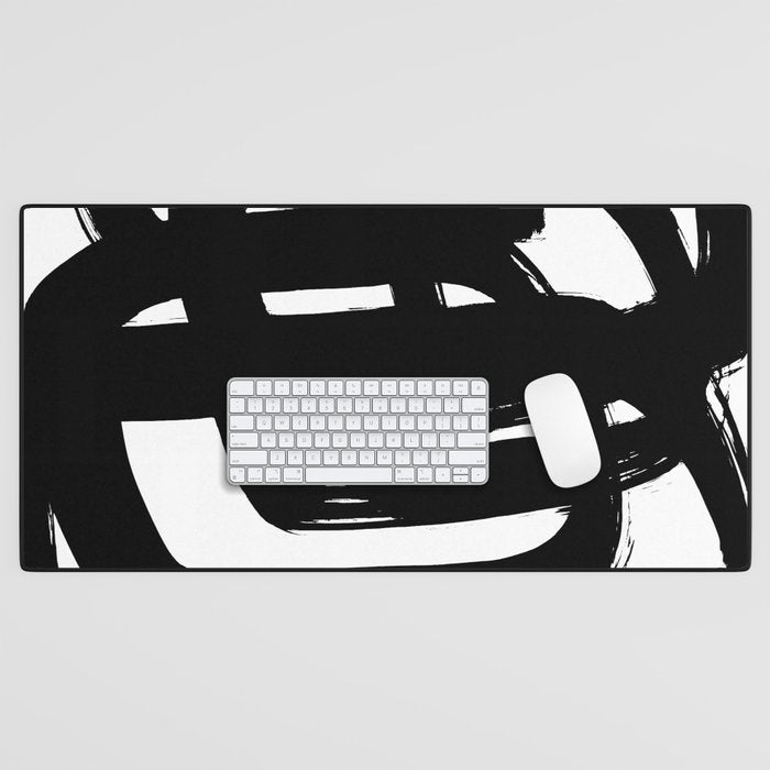 A Heavy Thought White Background Desk Mat Gallery Image 1