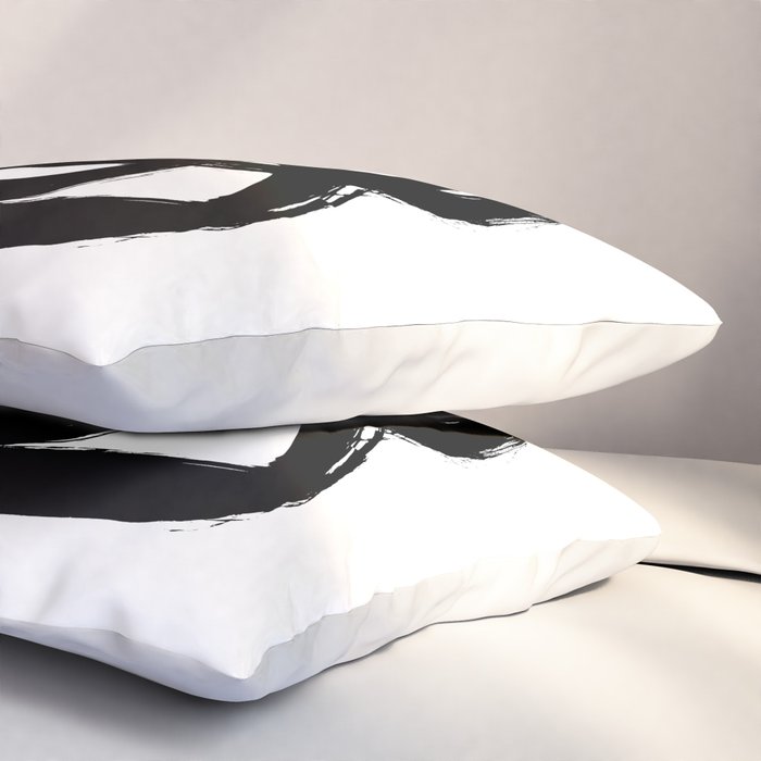A Heavy Thought White Background Pillow Sham Gallery Image 3