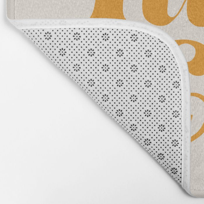 Take it Easy (Yellow Palette) Bath Mat Gallery Image 2