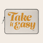 Take it Easy (Yellow Palette) Laptop Sleeve Gallery Image 1