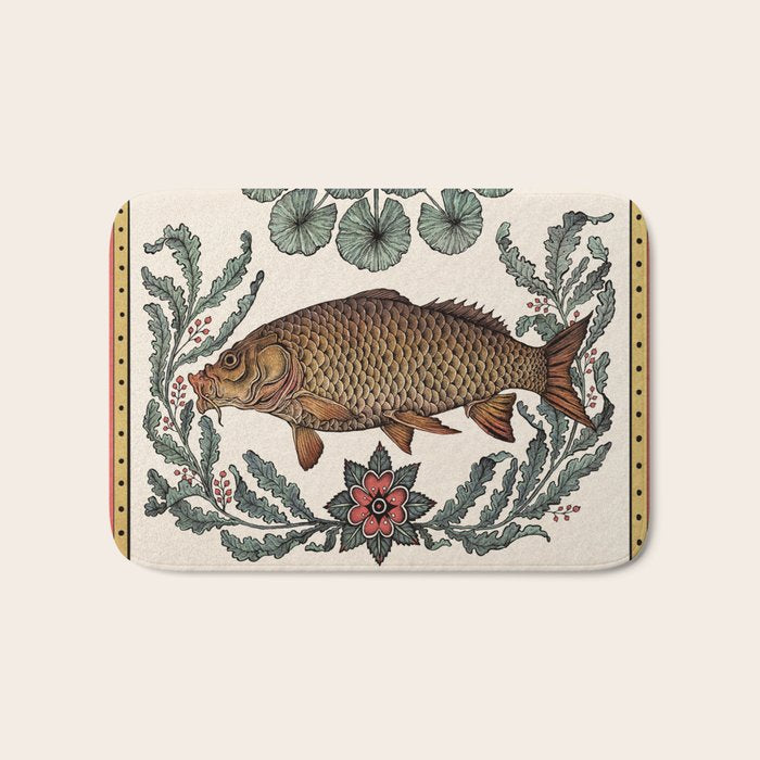 Carp in the Kelp Bath Mat Gallery Image 1