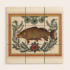 Carp in the Kelp Wood Wall Art Gallery Image 1