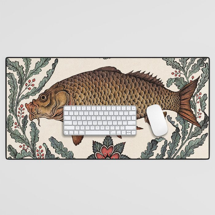 Carp in the Kelp Desk Mat Gallery Image 1