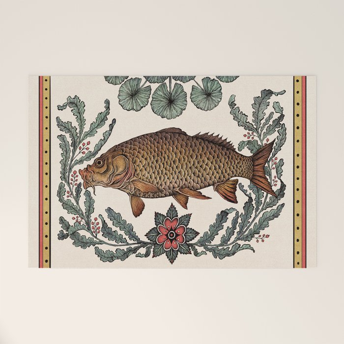 Carp in the Kelp Welcome Mat Gallery Image 1