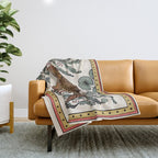 Carp in the Kelp Throw Blanket Gallery Image 1
