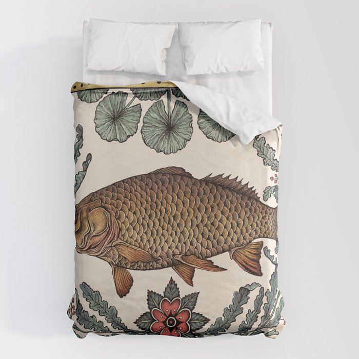 Carp in the Kelp Duvet Cover Gallery Image 1