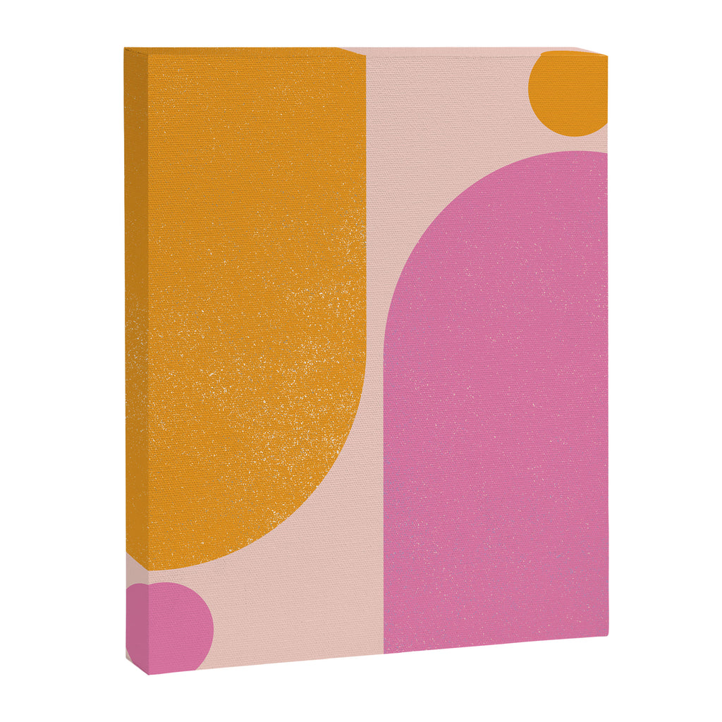 Arches in Peachy Orange and Pink - Summertime Canvas Print Gallery Image 6