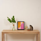 Arches in Peachy Orange and Pink - Summertime Framed Canvas Print Gallery Image 4