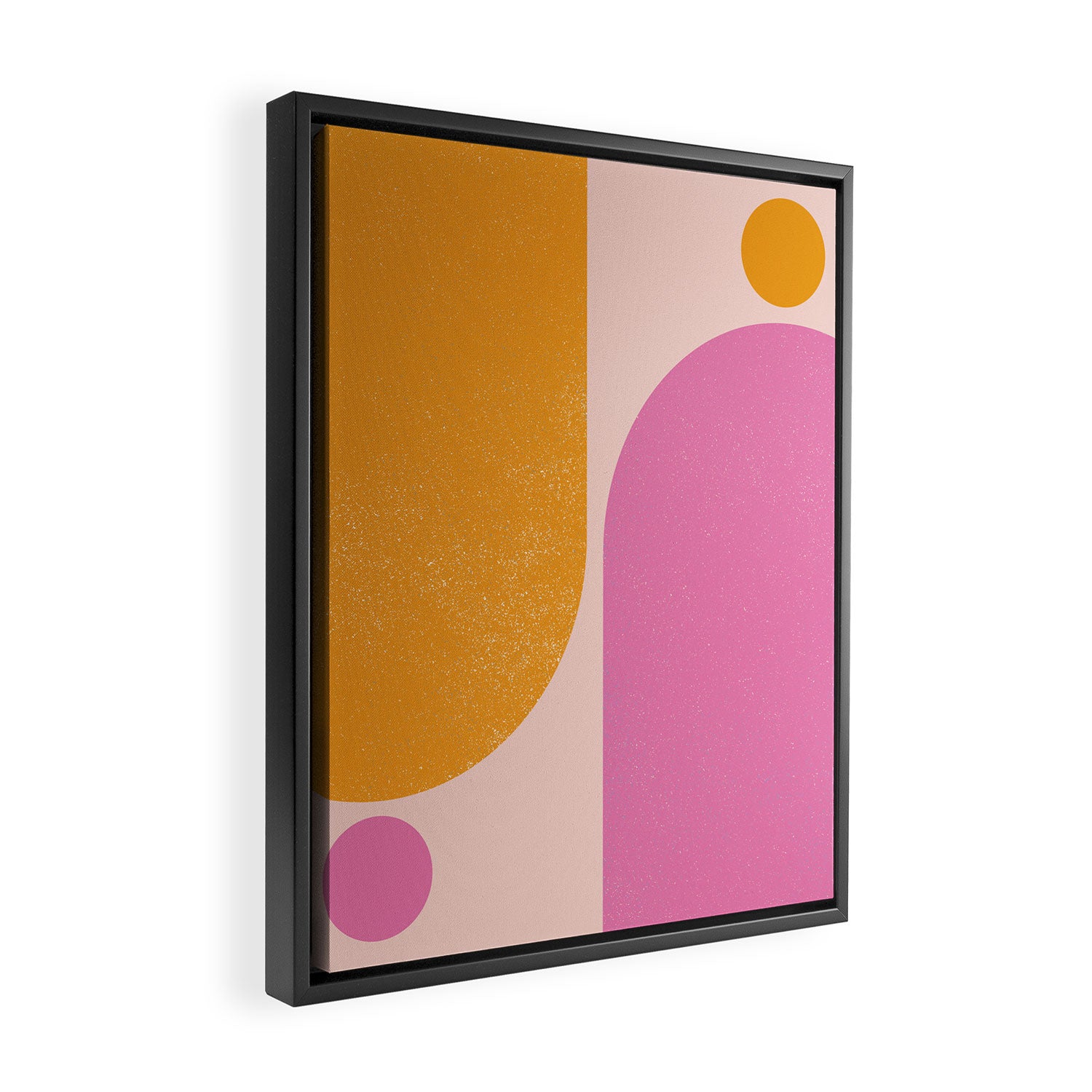 Arches in Peachy Orange and Pink - Summertime Framed Canvas Print Gallery Image 2