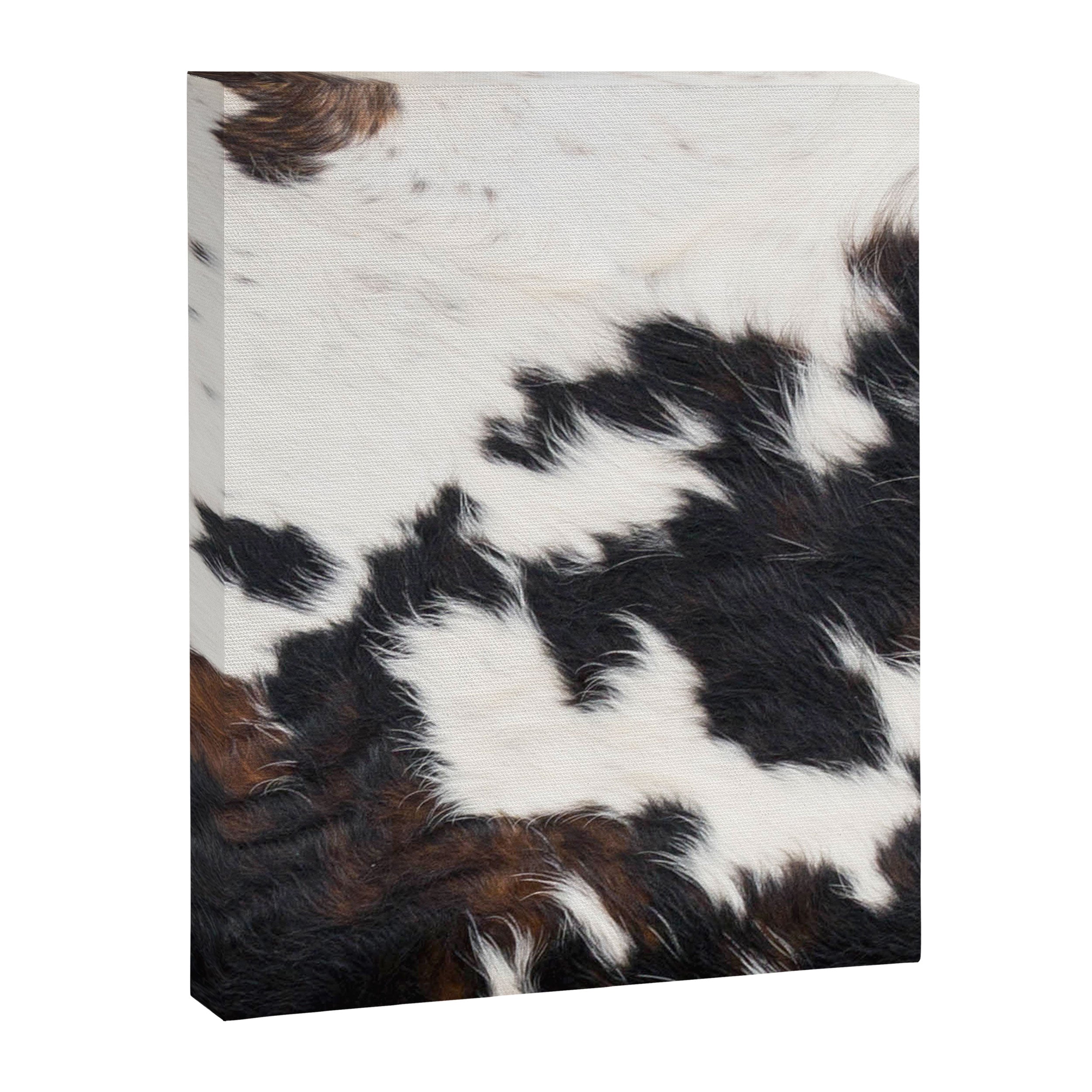 Brown Cowhide Canvas Print Gallery Image 8