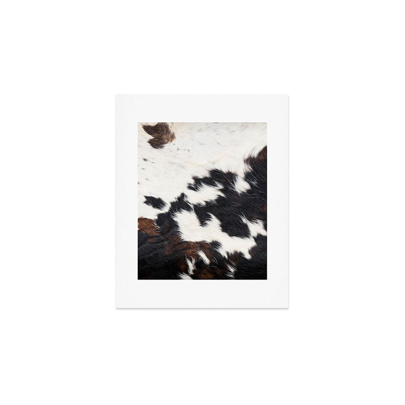 Brown Cowhide Art Print Gallery Image 1