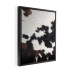 Brown Cowhide Framed Canvas Print Gallery Image 2