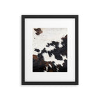Brown Cowhide Framed Art Print Gallery Image 4