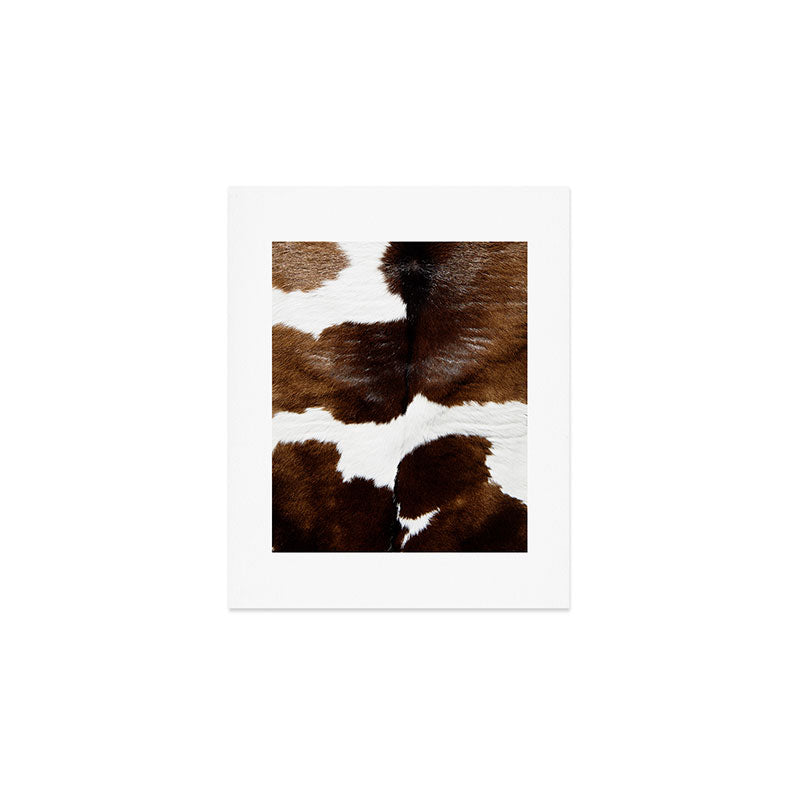 Brown Cowhide Art Print Gallery Image 1