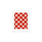 cola red checker Art Print Gallery Image 1
