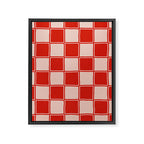 cola red checker Framed Canvas Print Gallery Image 6