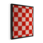 cola red checker Framed Canvas Print Gallery Image 2