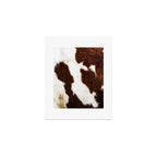 Cowhide Brown Spots Art Print Gallery Image 1
