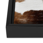 Cowhide Detail Framed Canvas Print Gallery Image 3