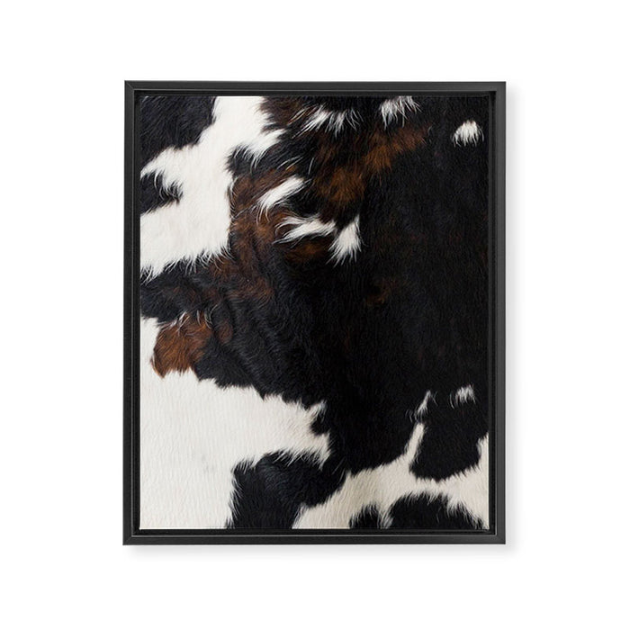 Cowhide Farmhouse Decor (photograph) Framed Canvas Print Gallery Image 1
