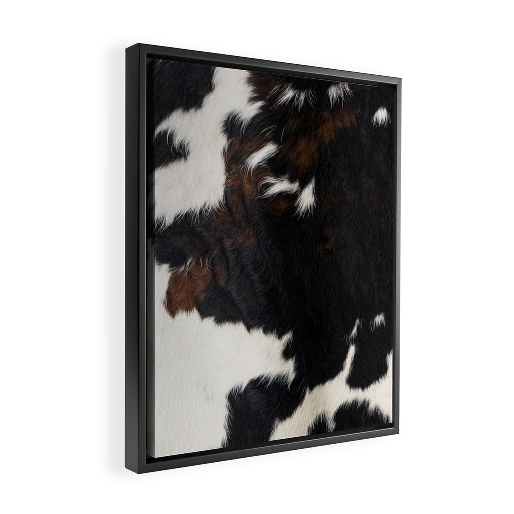 Cowhide Farmhouse Decor (photograph) Framed Canvas Print Gallery Image 2