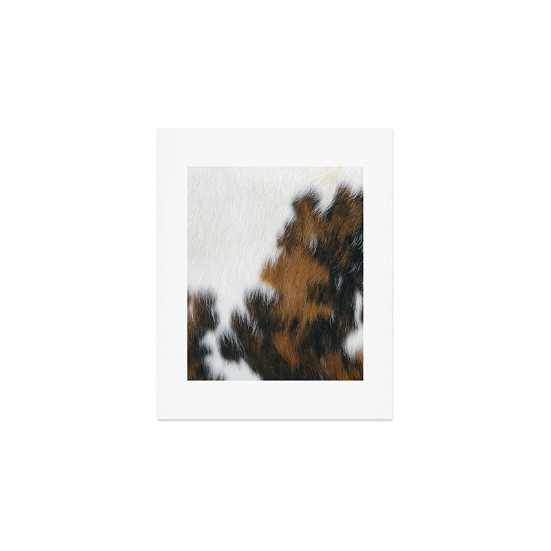 Cowhide Faux Texture  Art Print Gallery Image 1