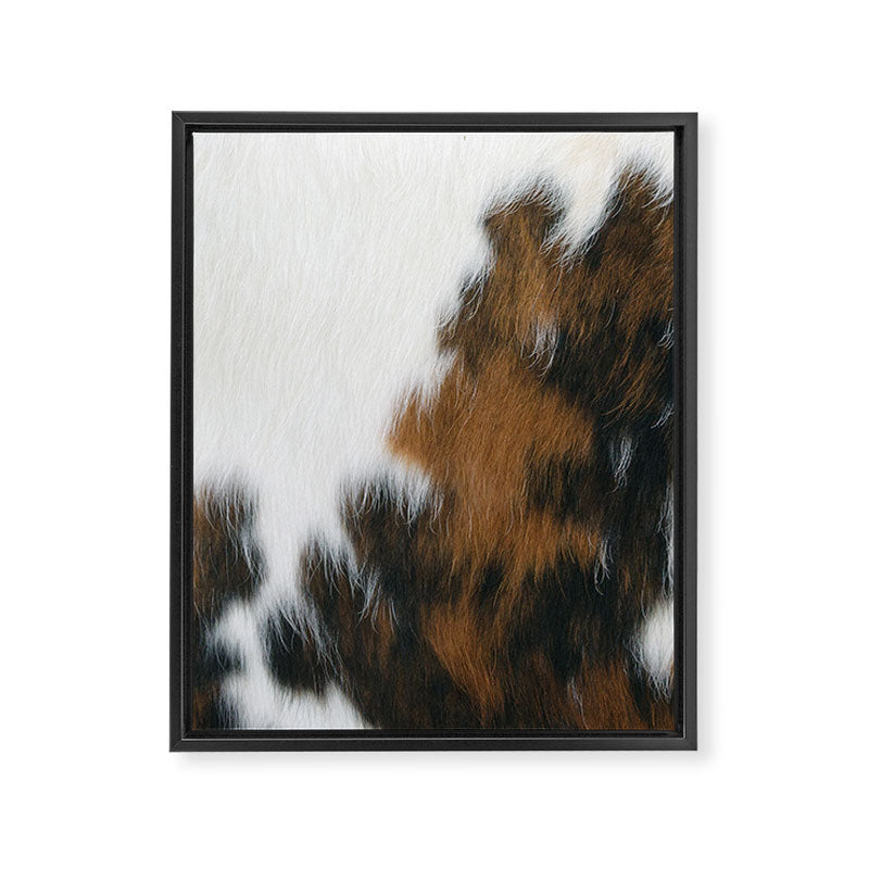 Cowhide Faux Texture  Framed Canvas Print Gallery Image 8