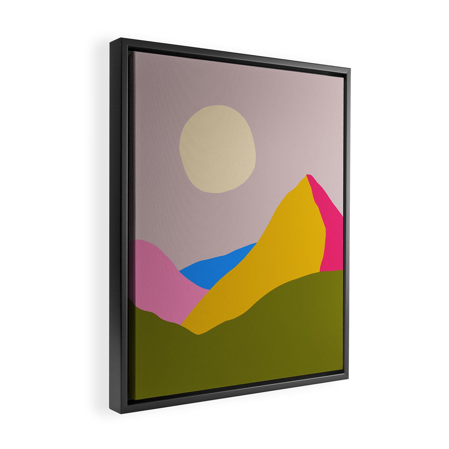 Dirty Heat Landscape Framed Canvas Print Gallery Image 2