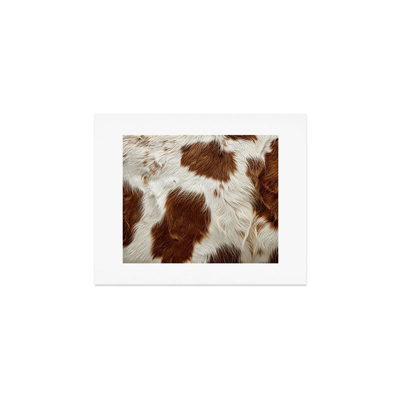 Faux Cowhide Animal Print Art Print Gallery Image 1