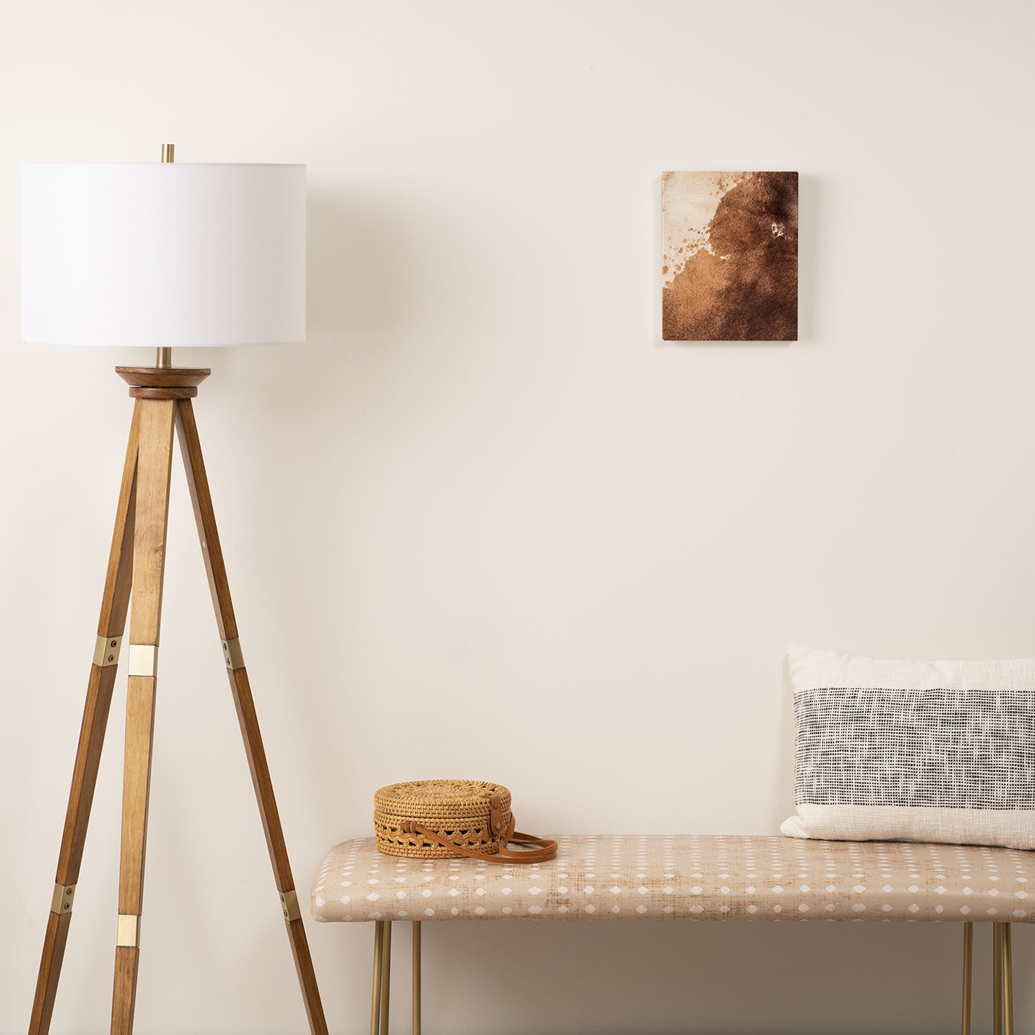 Faux Cowhide Leather [ii.2021] Canvas Print Gallery Image 2