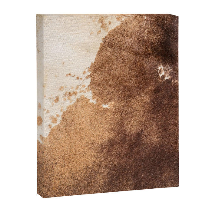 Faux Cowhide Leather [ii.2021] Canvas Print Gallery Image 1