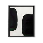 Kramer vs Kramer - Abstract Shape Composition Framed Canvas Print Gallery Image 6