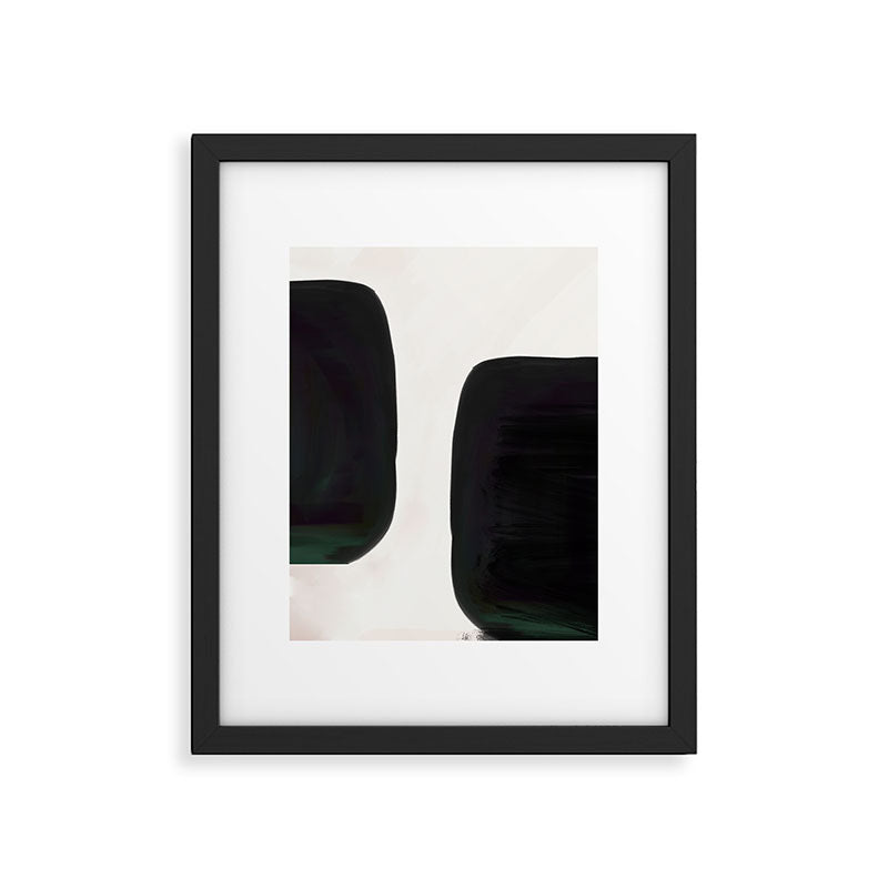Kramer vs Kramer - Abstract Shape Composition Framed Art Print Gallery Image 5