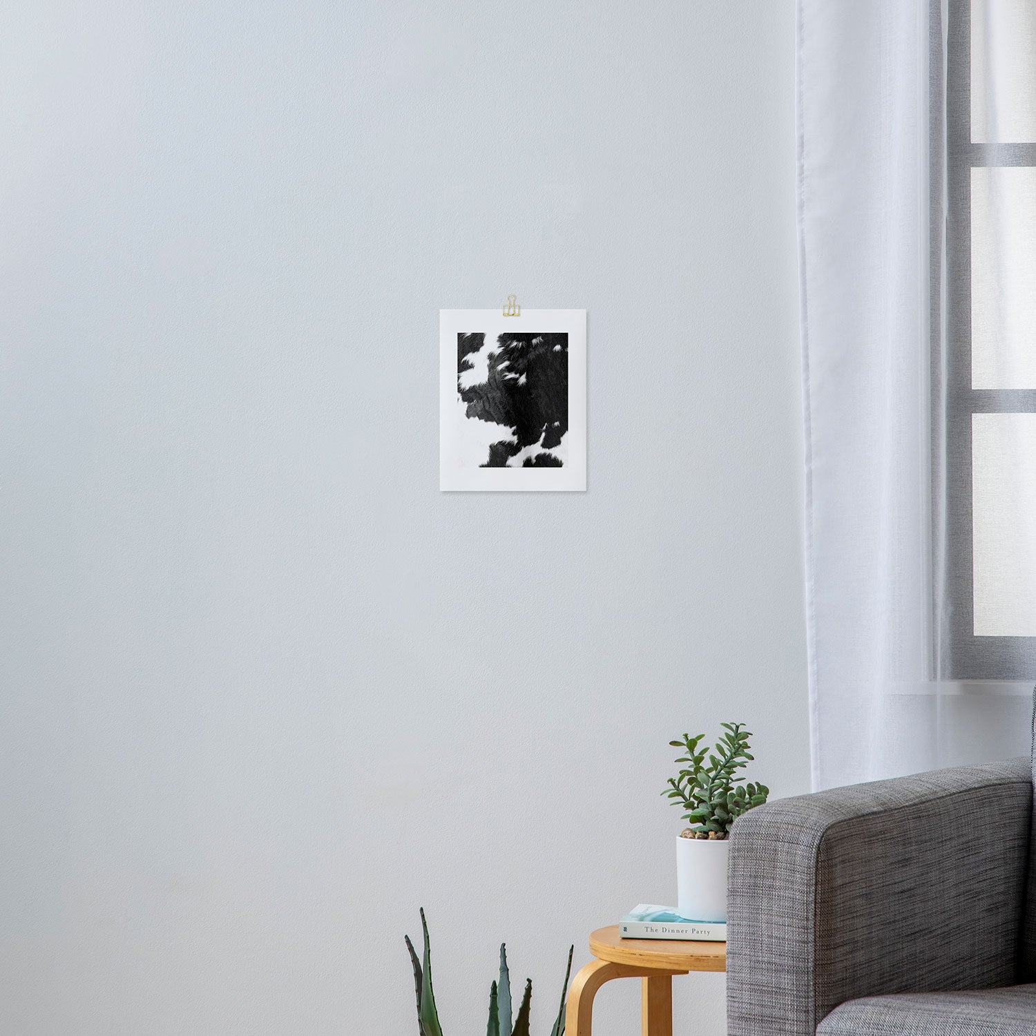 Modern Cowhide Art Print Gallery Image 3