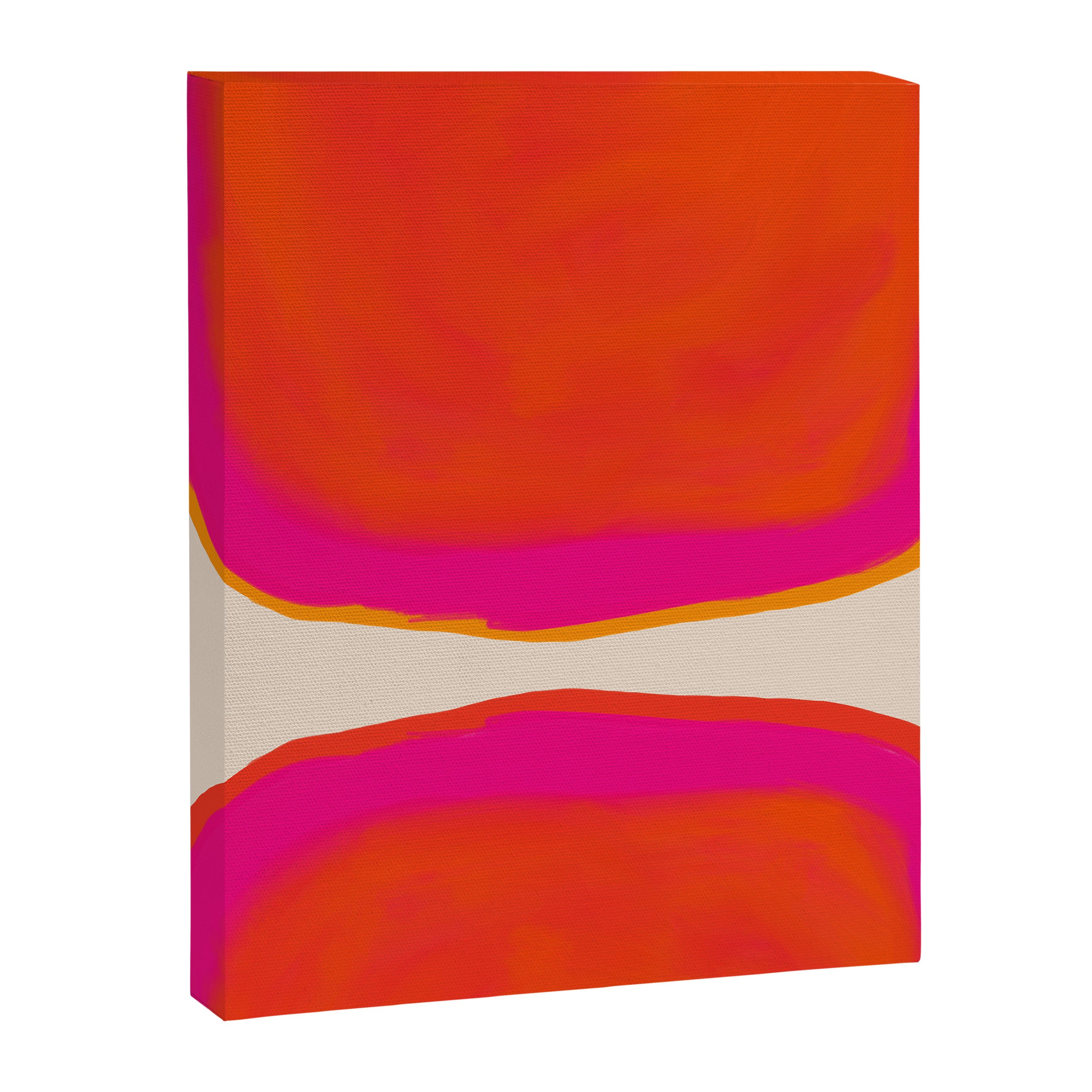 Overheat - Abstract Shapes Study Canvas Print Gallery Image 6