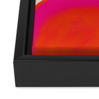 Overheat - Abstract Shapes Study Framed Canvas Print Gallery Image 3