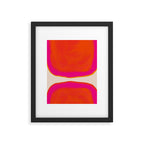 Overheat - Abstract Shapes Study Framed Art Print Gallery Image 4