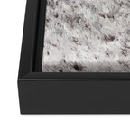 Rustic Cowhide Faux Fur (Digitally Made, ix 2021) Framed Canvas Print Gallery Image 3