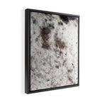 Rustic Cowhide Faux Fur (Digitally Made, ix 2021) Framed Canvas Print Gallery Image 2