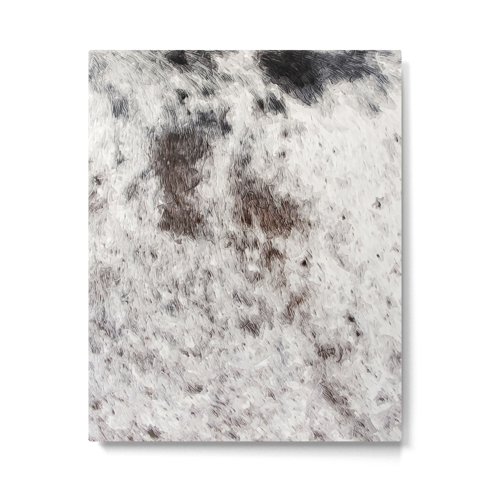 Rustic Cowhide Faux Fur (Digitally Made, ix 2021) Metal Print Gallery Image 6