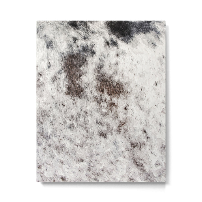 Rustic Cowhide Faux Fur (Digitally Made, ix 2021) Metal Print Gallery Image 1