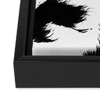 Rustic Cowhide Framed Canvas Print Gallery Image 3