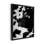 Rustic Cowhide Framed Canvas Print Gallery Image 2