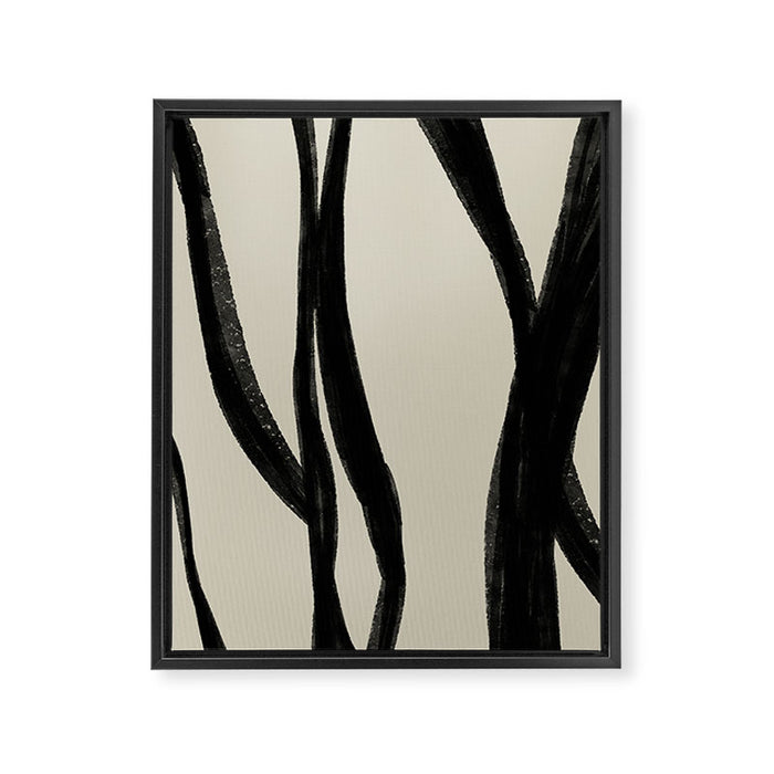 Scandinavian Lines Framed Canvas Print Gallery Image 1